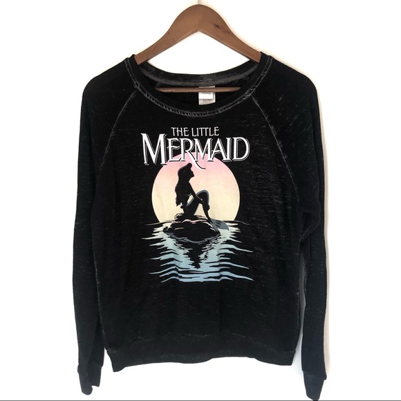 Disney Tops - Disney “The Little Mermaid” Distressed L/S Tee